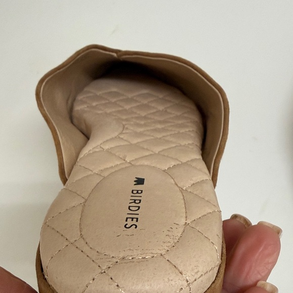 Birdies Women's Brown Suede Flats - Picture 4 of 5